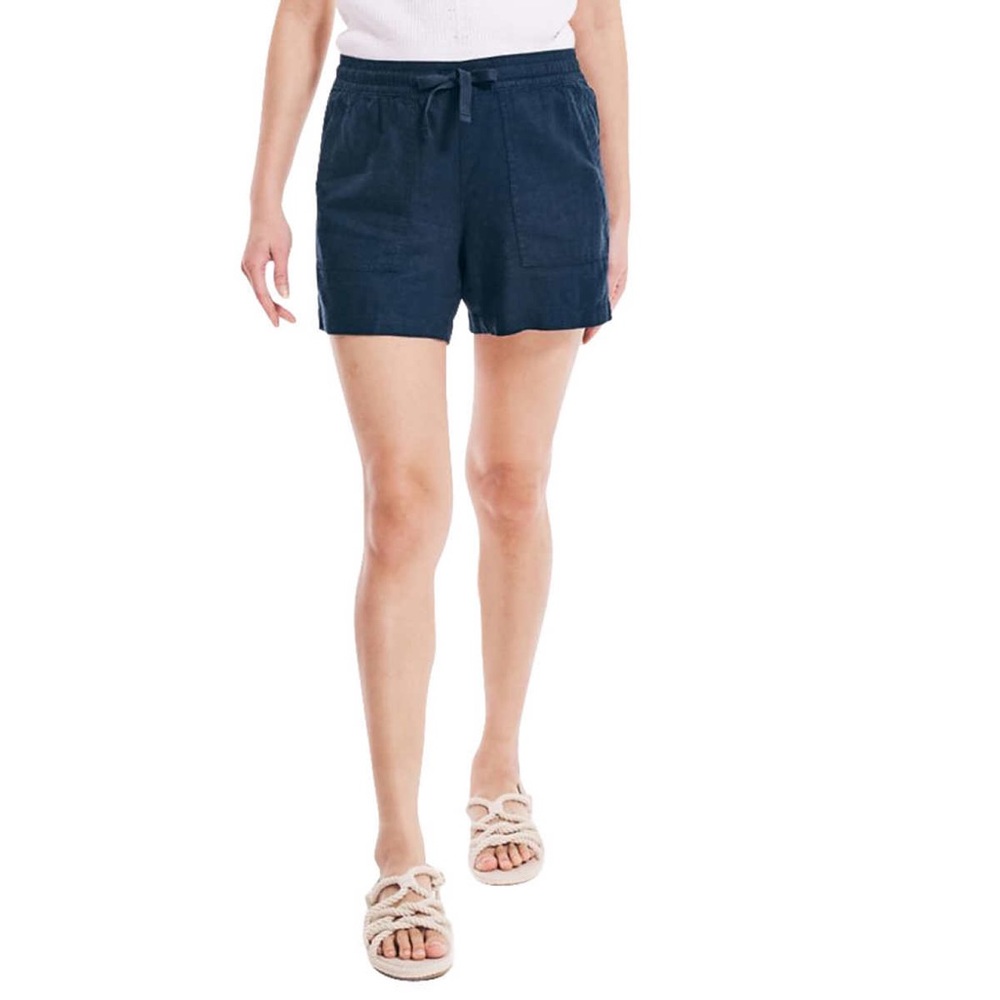 *NEW* Nautica Linen Blend Short Navy Blue